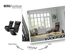 Tablet Screenshot of bergfurniture.dk